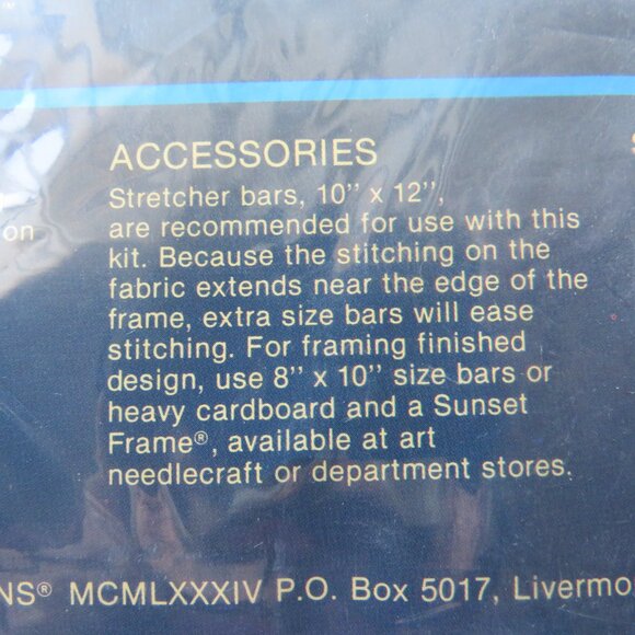 Love is Us Sunset Counted Cross Stitch Vintage Kit #2983, 1984 - Picture 8 of 10